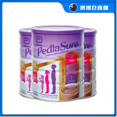 【澳洲直邮包邮】Abbott 雅培 小安素PediaSure营养粉 巧克力味 850克x3罐（1-10岁适用）【奶粉订单身份证必须上传】【新疆、西藏、内蒙古、青海、宁夏、海南、甘肃，需加收运费】